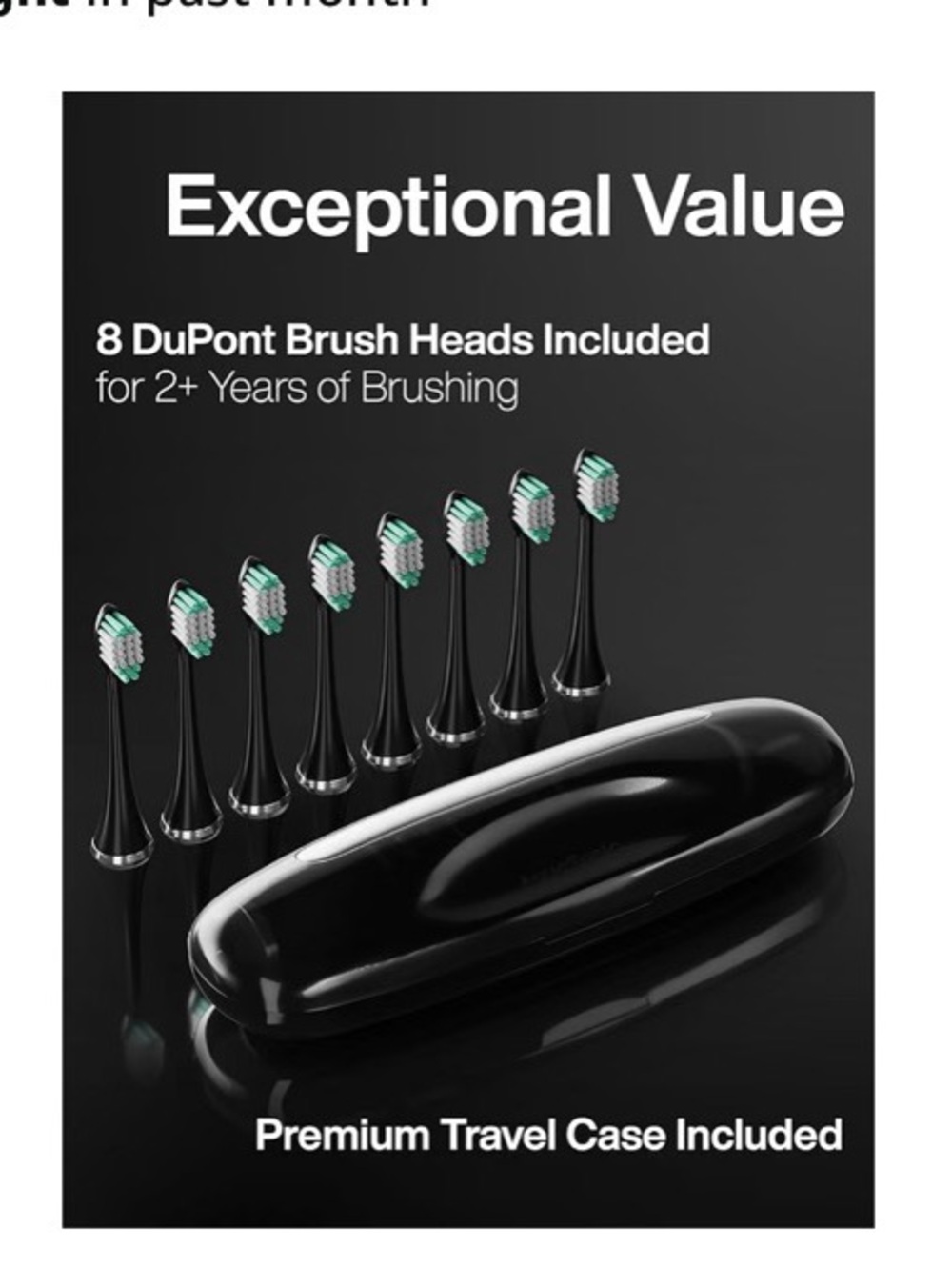 Aquasonic Black Series Ultra Whitening Toothbrush - NIB - Picture 5 of 5